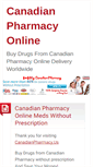 Mobile Screenshot of canadianpharmacy.us